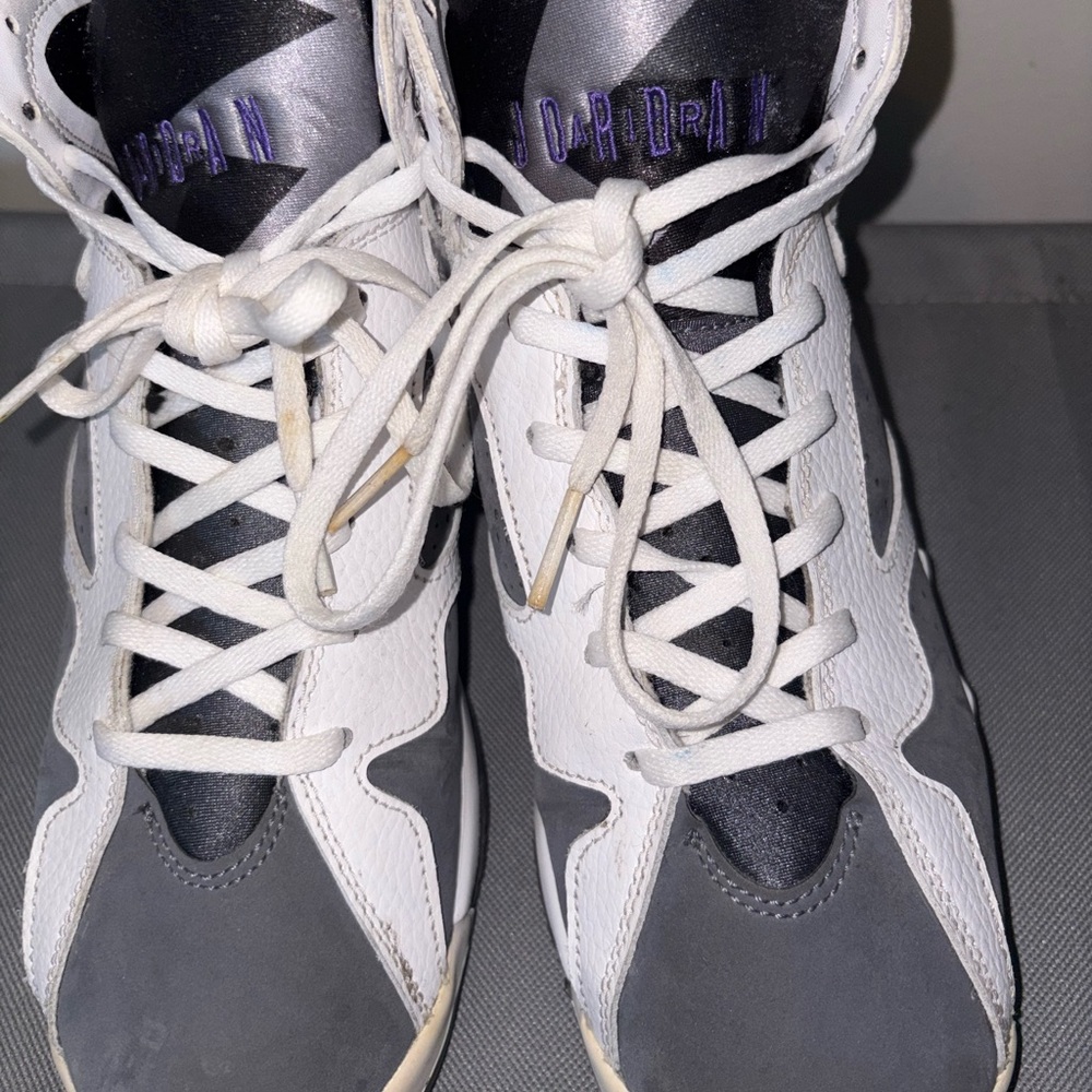 Air Jordan White and Gray Sneakers